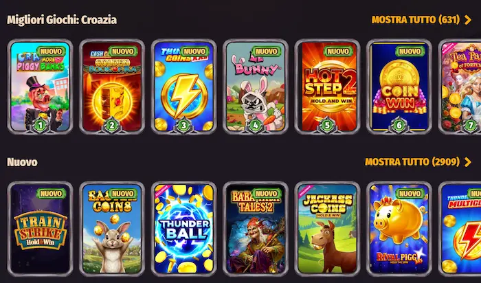 Dragonia Casino Home games